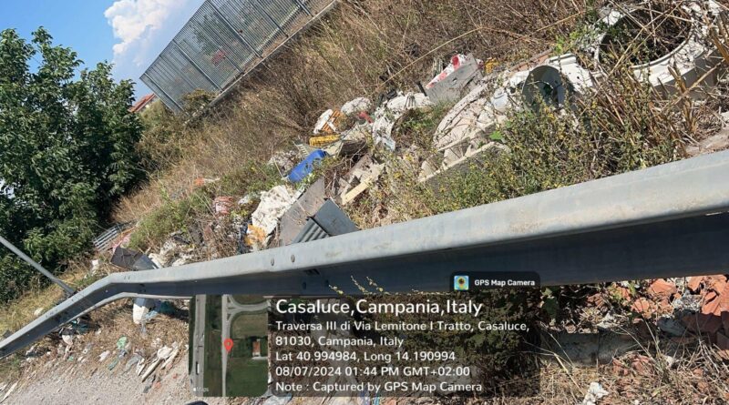 Casaluce, Pulizia delle strade provinciali