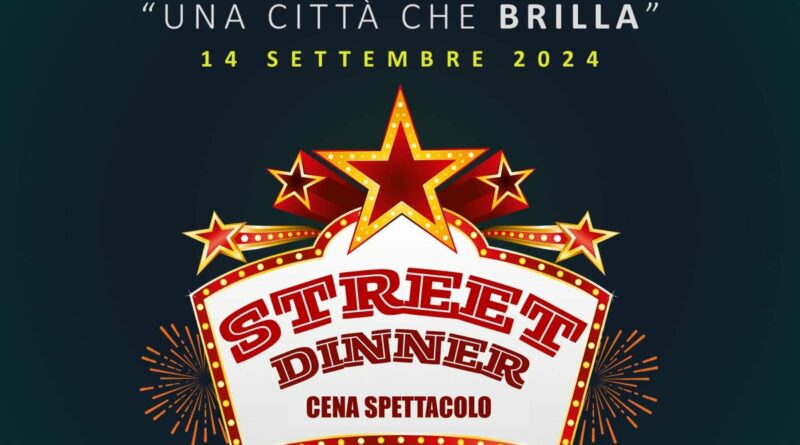 Marcianise. Evento straordinario sabato 14 settembre. Cena spettacolo.