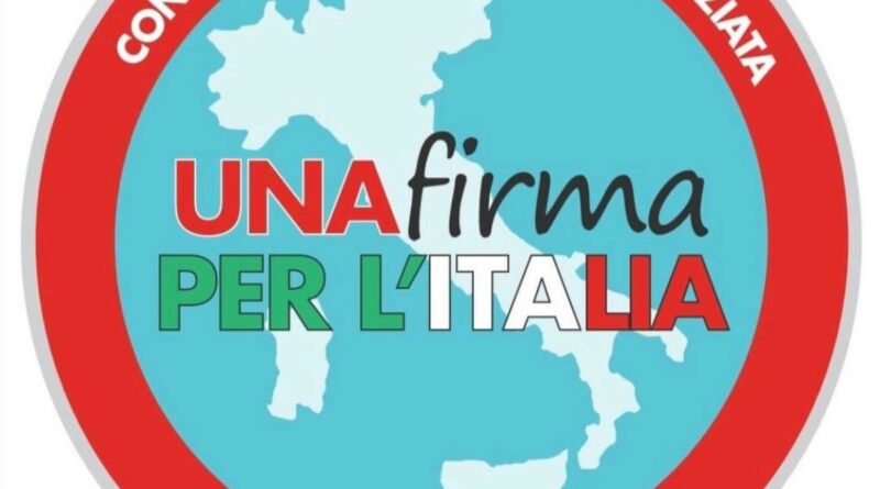 VOLA LA RACCOLTA FIRME CONTRO L’AUTONOMIA DIFFERENZIATA VOLUTA DALLA LEGA