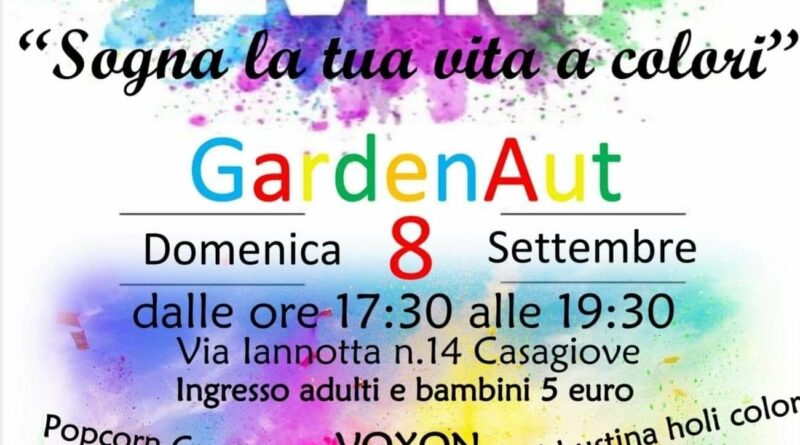 Il Giardino inclusivo in Campania GardenAut festeggia il suo terzo compleanno con un grande evento.