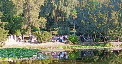 L’incanto di una inedita alba nel parco della Reggia vanvitelliana