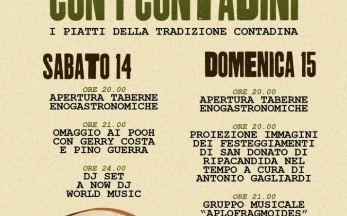 Mangiamo con i contadini: questo fine settimana la festa della ruralità ad Auletta