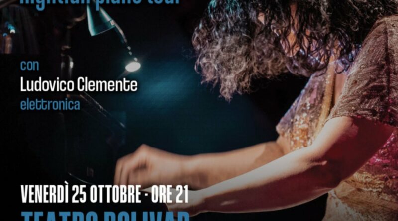 Al TEATRO BOLIVAR venerdì 25 ottobre è la volta di ISABELLA TURSO CON “NIGHT PIANO TOUR”