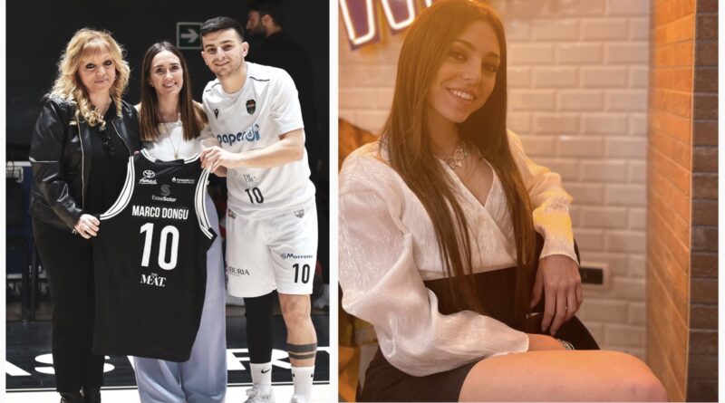 Basket, la maglietta in ricordo di Marco Dongu: l’omaggio ai genitori per iniziativa di Valentina Russo del Forum Giovani - Casertasette