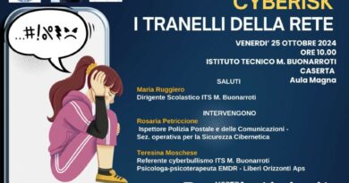 “Cyberisk: i tranelli della rete”, all’ITS Buonarroti di Caserta in cattedra la Polizia Postale e delle Comunicazioni