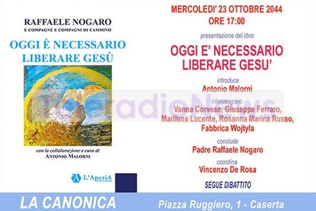 Caserta. ‘Oggi è necessario liberare Gesù’: mercoledì ‘La Canonica’ presenta il libro di monsignor Nogaro