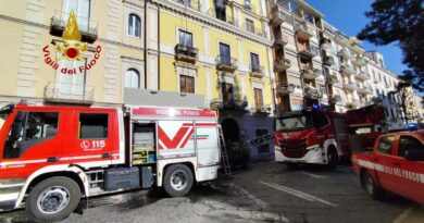 Caserta. Incendio sul Corso Trieste ( Gli aggiornamenti)