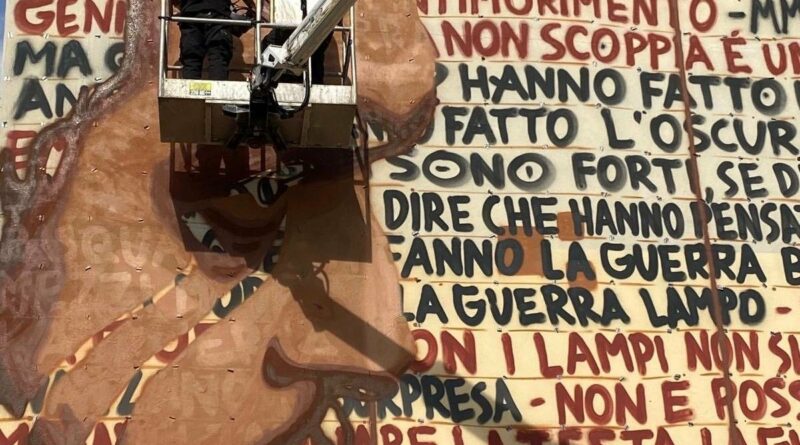 JORIT SCEGLIE IL LICEO DON GNOCCHI PER IL SUO MURALES PER LA PACE