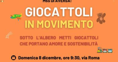 M5S AVERSA: TORNA “GIOCATTOLI IN MOVIMENTO”